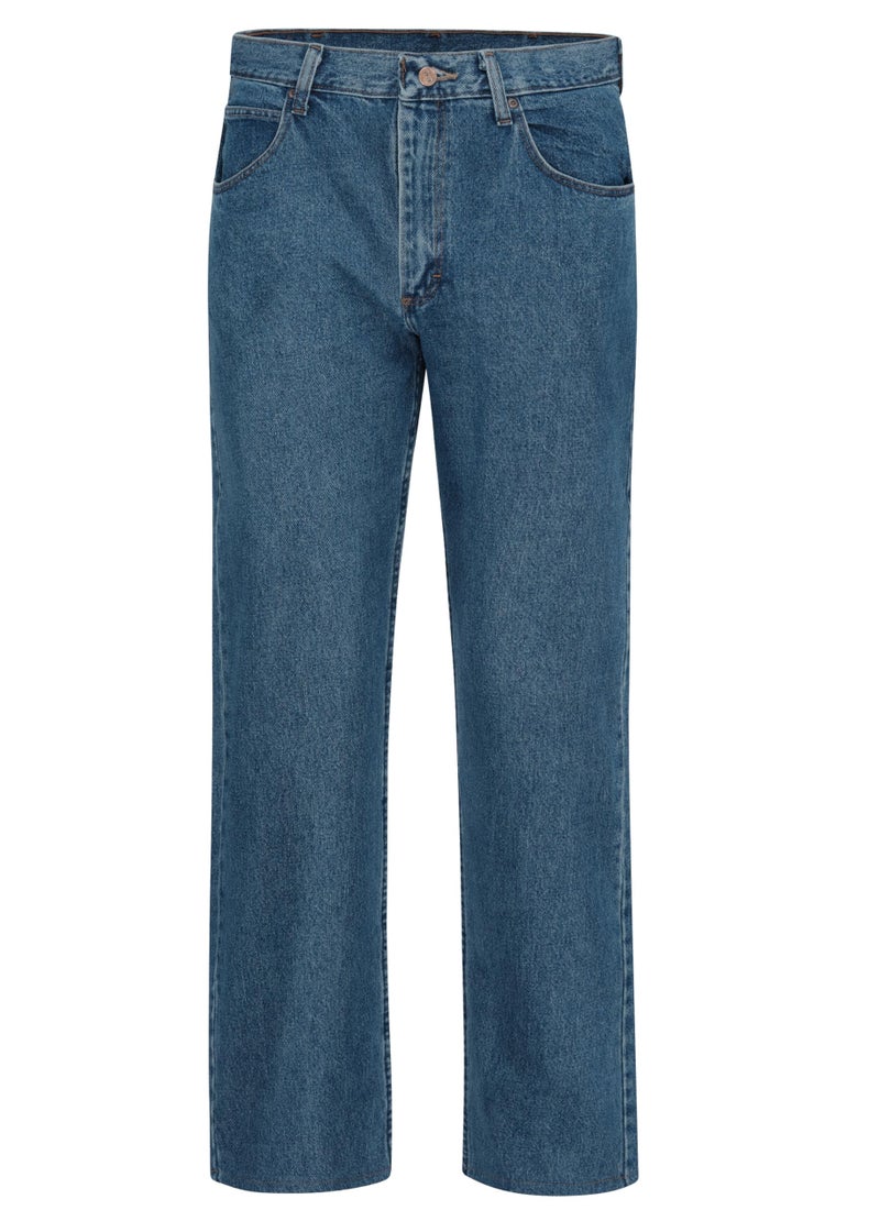 Red Kap mens Relaxed Fit jeans, Stonewash, 34W x 34L US - Image 2